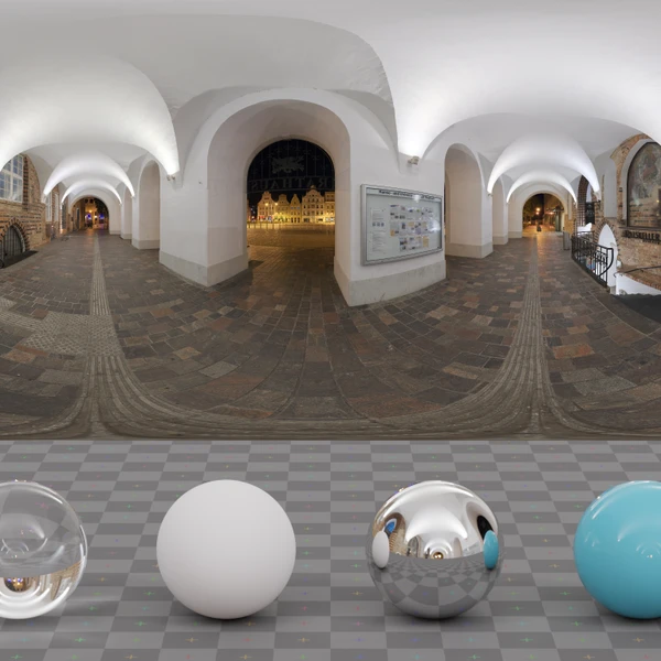 Rostock Arches - HDRI map - from Poly Haven