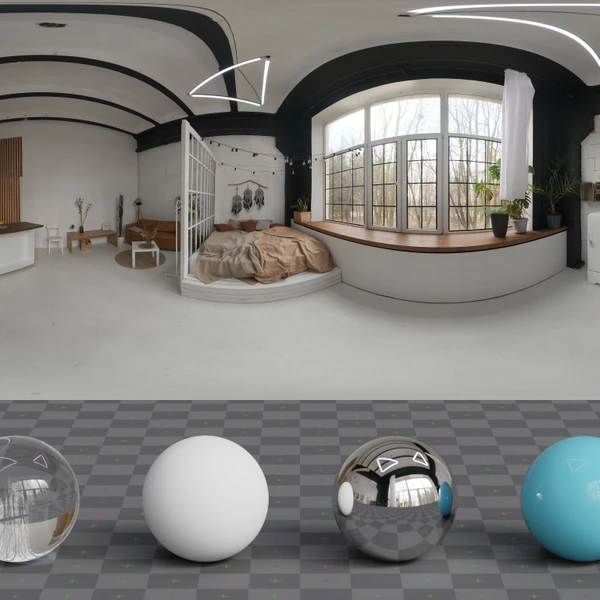 Brown Photostudio 02 - HDRI map - from Poly Haven