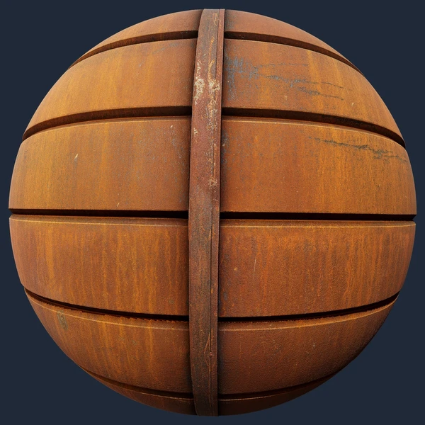 Rusty Metal Wall Panels – Free Metal PBR Texture