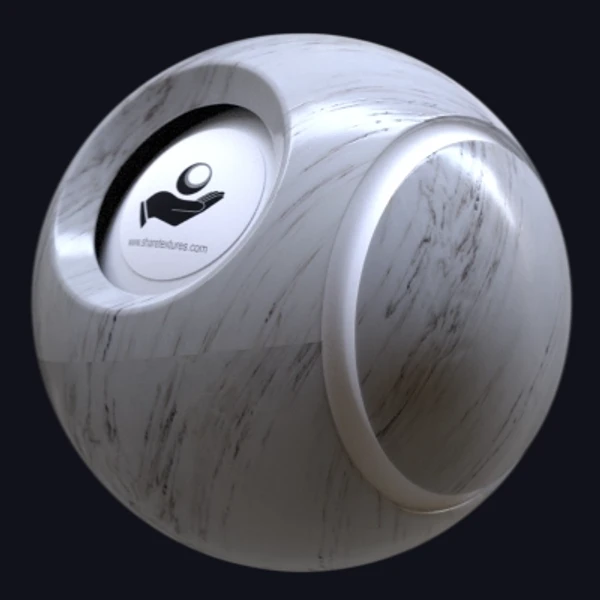 Calacatta Rafaello Marble - Floor - PBR texture - from Share Textures