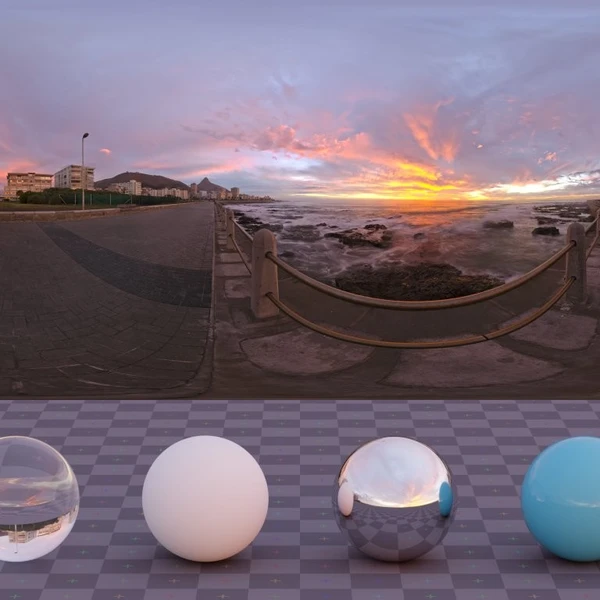 The Sky Is On Fire - HDRI map - from Poly Haven