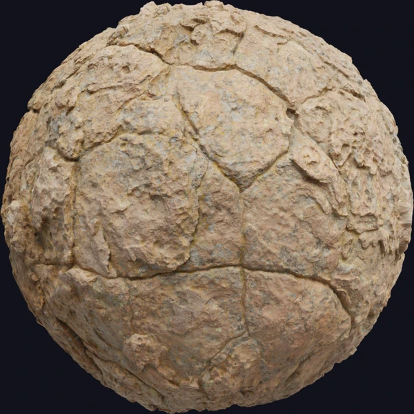 Rock Pitted Mossy - PBR texture - from Poly Haven