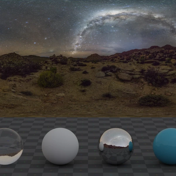 Rogland Clear Night - HDRI map - from Poly Haven