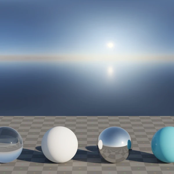 Qwantani Morning Puresky - HDRI map - from Poly Haven