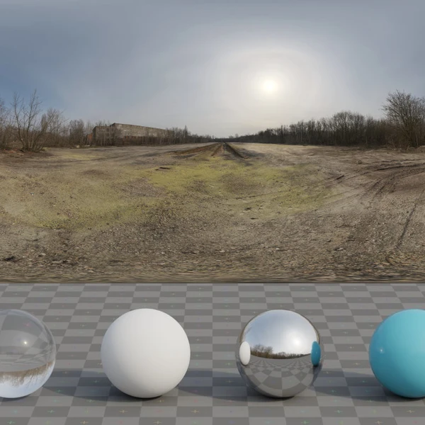 Abandoned Hopper Terminal 03 - HDRI map - from Poly Haven