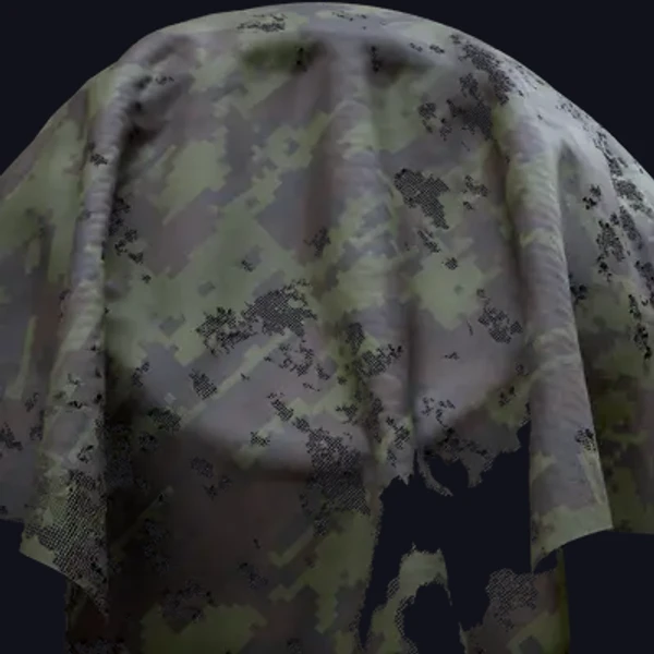 Camouflage 42 - Fabric - PBR texture - from Share Textures