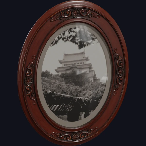 Hanging Picture Frame 03 - 3D Models - 3D model - from Poly Haven