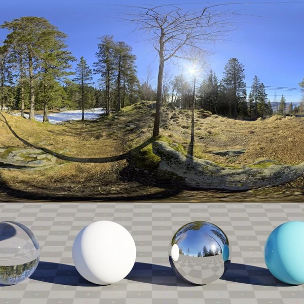 Bergen - HDRI map - from Poly Haven