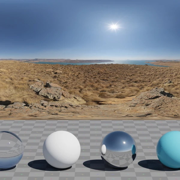 Qwantani Noon - HDRI map - from Poly Haven