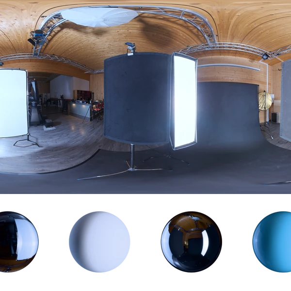 Wooden Studio 06 - HDRI map - from Poly Haven