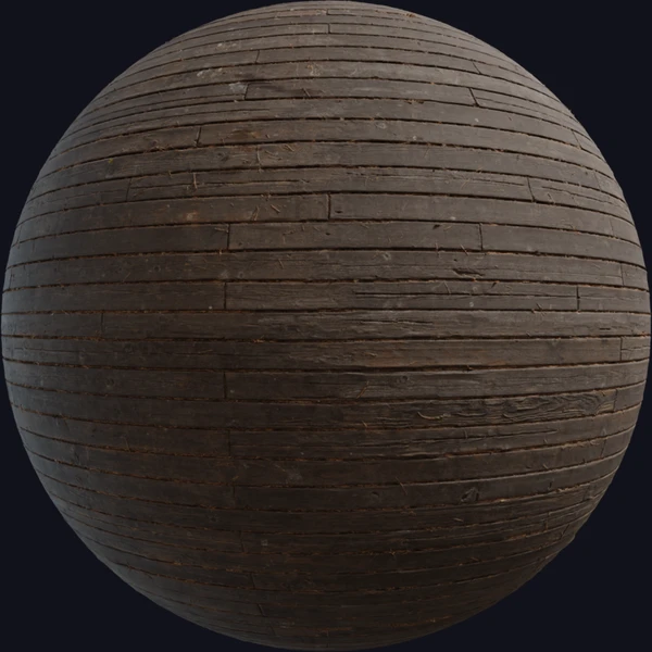 Old Wood Floor - PBR texture - from Poly Haven