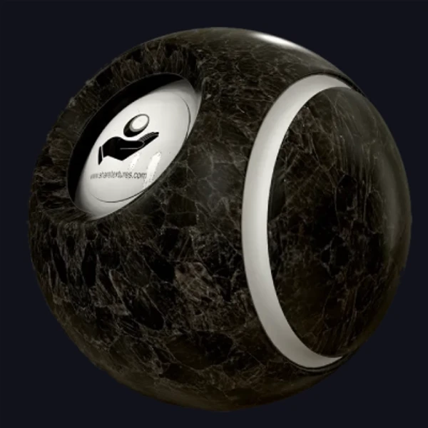 Smoky Quartz Dark Marble - Floor - PBR texture - from Share Textures