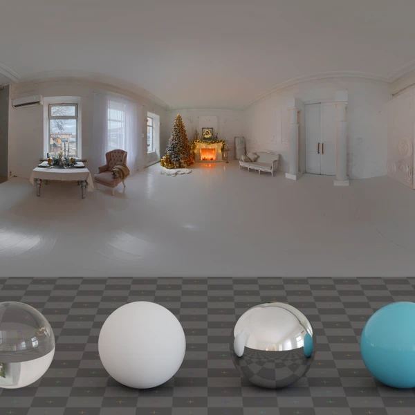 Christmas Photo Studio 05 - HDRI map - from Poly Haven