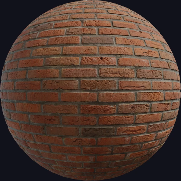 Red Brick - PBR texture - from Poly Haven