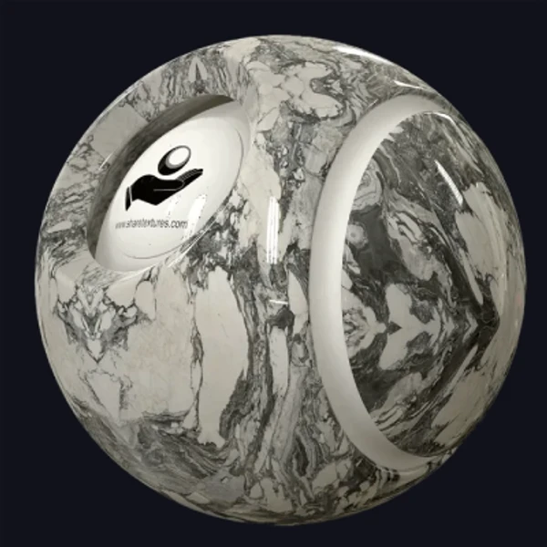 Statuario Marble 4 - Floor - PBR texture - from Share Textures