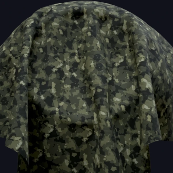 Camouflage 6 - Fabric - PBR texture - from Share Textures