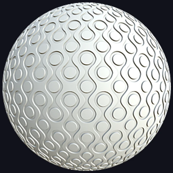 Waves and Circles Wall Decor Texture (Tiles 0109)
