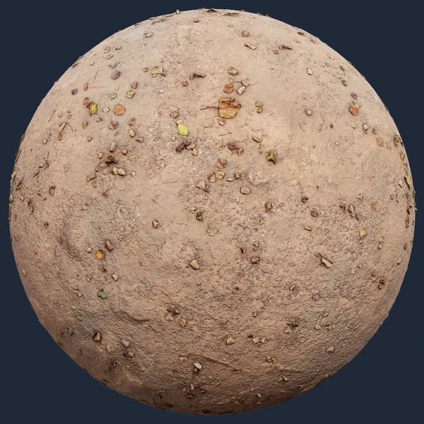 Dry Leafy Dirt Ground – Free Ground PBR Texture