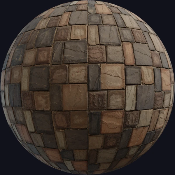 Patterned Paving 02 - Floor - PBR texture - from Poly Haven