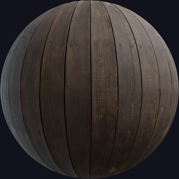 Weathered Planks - Wood - PBR texture - from Poly Haven