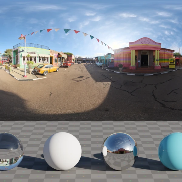 Pretville Street - HDRI map - from Poly Haven
