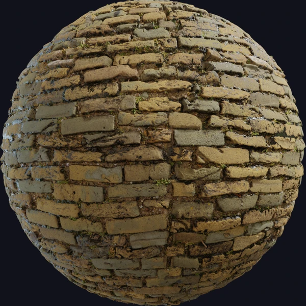 Floor Klinkers 01 - Brick - PBR texture - from Poly Haven