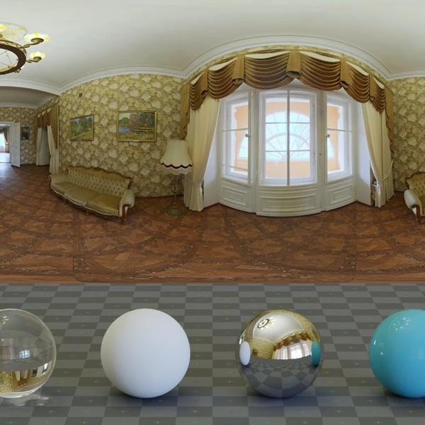 Combination Room - HDRI map - from Poly Haven