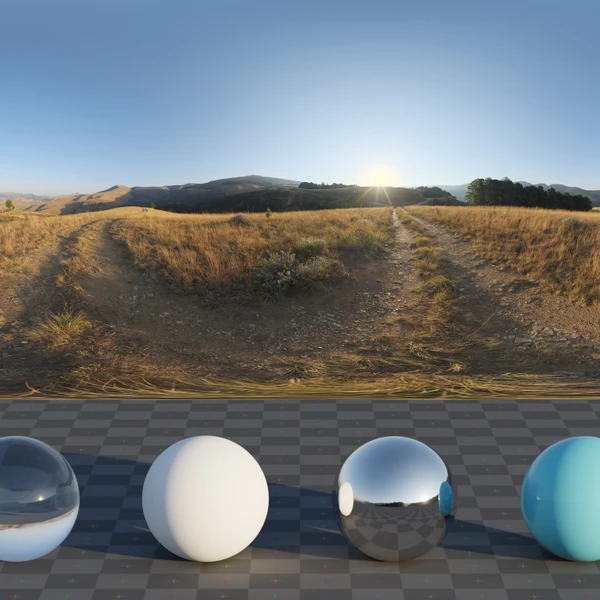 Rolling Hills - HDRI map - from Poly Haven