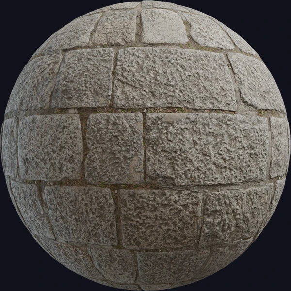 Rock Tile Floor - PBR texture - from Poly Haven