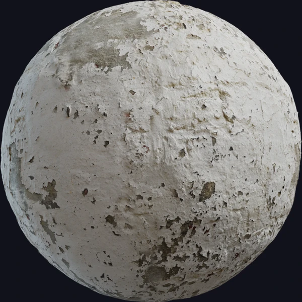 White Rough Plaster