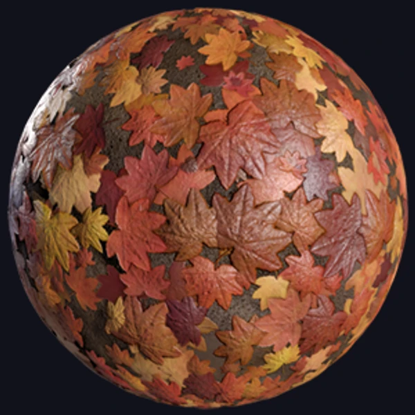 Ground Covered by Maple Leaves (Ground 0028)