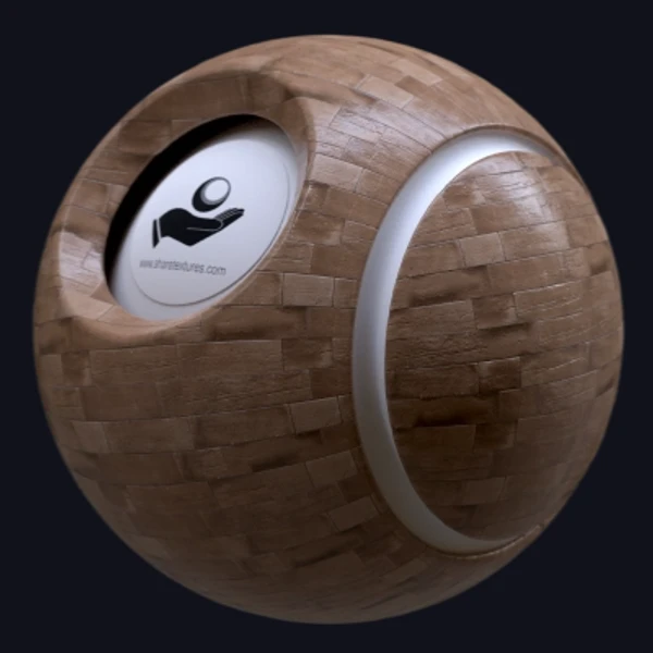 Wooden Ceramic 3 - Floor - PBR texture - from Share Textures