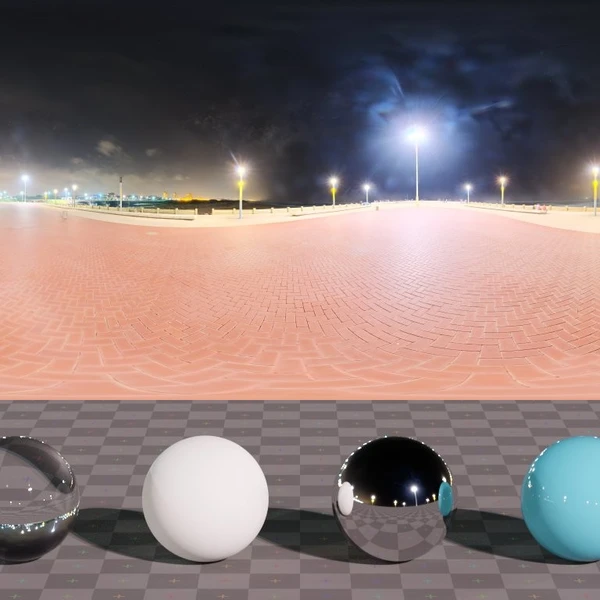 Blue Lagoon Night - HDRI map - from Poly Haven