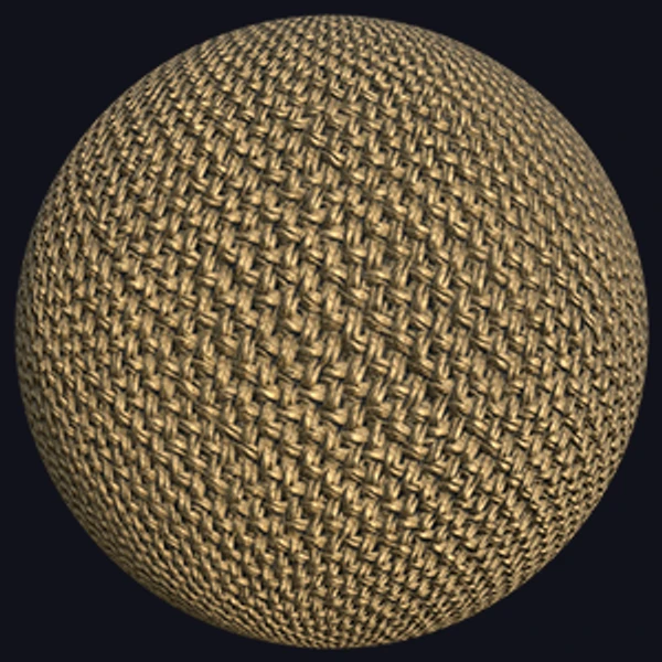 Jute Matting or Burlap Bag Texture (Fabric 0018)