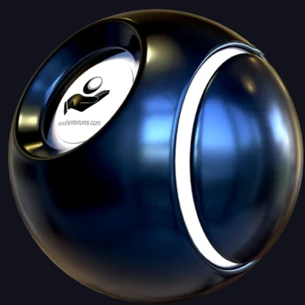 Metallic Blue - PBR texture - from Share Textures