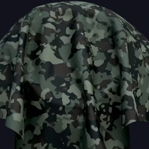Camouflage 10 - Fabric - PBR texture - from Share Textures
