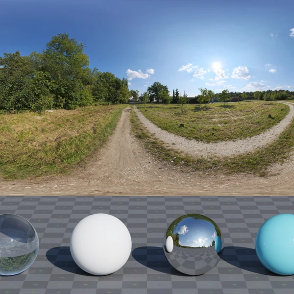 Turning Area - HDRI map - from Poly Haven