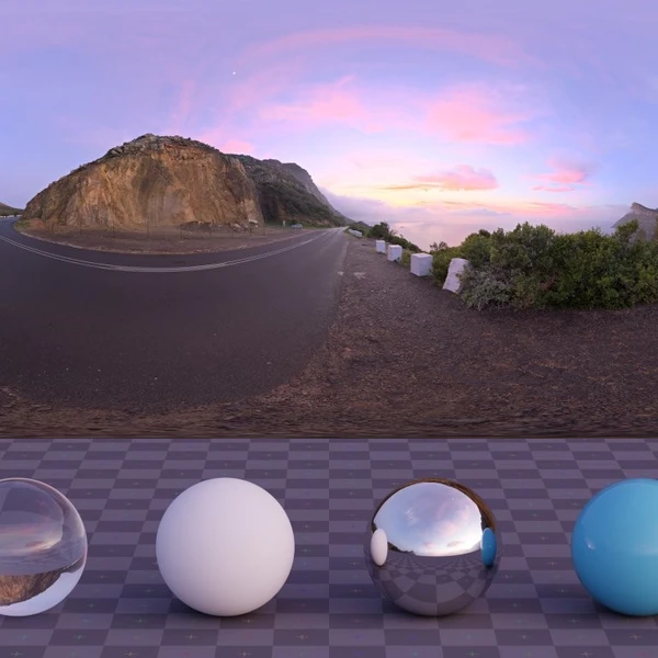 Pink Sunrise - HDRI map - from Poly Haven