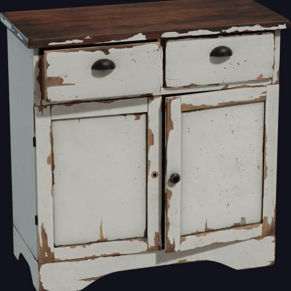 Painted Wooden Cabinet - 3D Models - 3D model - from Poly Haven