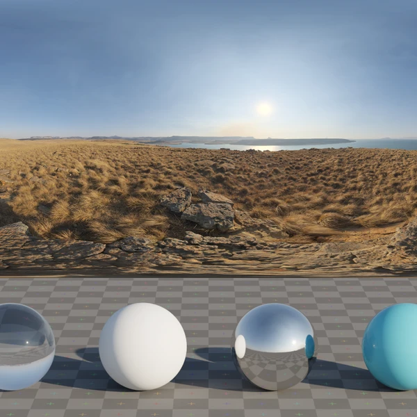 Qwantani Late Afternoon - HDRI map - from Poly Haven