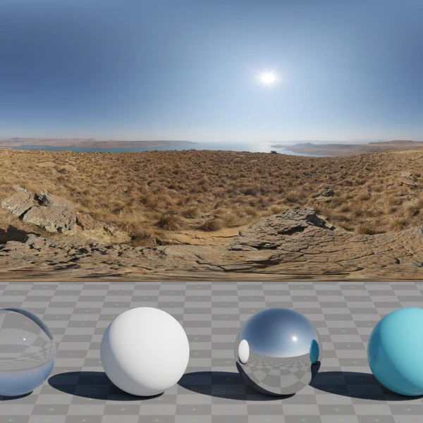Qwantani Mid Morning - HDRI map - from Poly Haven