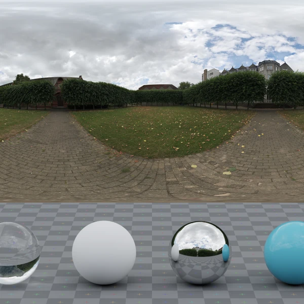 Quadrangle Cloudy - HDRI map - from Poly Haven