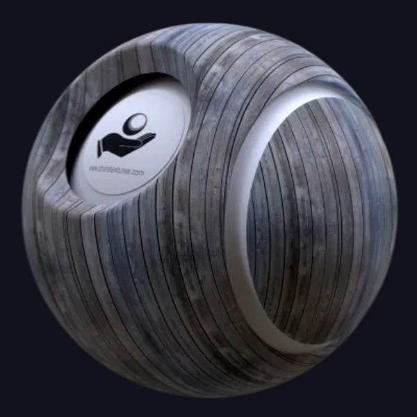 Wood Fence - PBR texture - from Share Textures