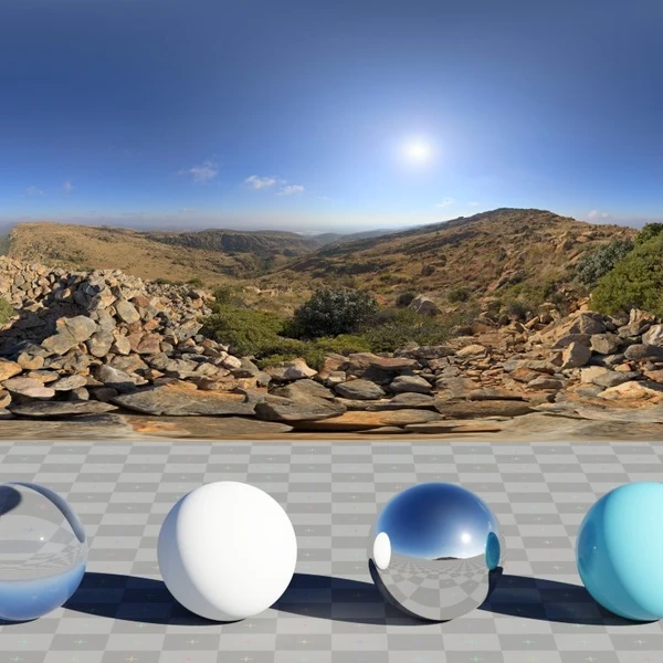 Rustig Koppie - HDRI map - from Poly Haven
