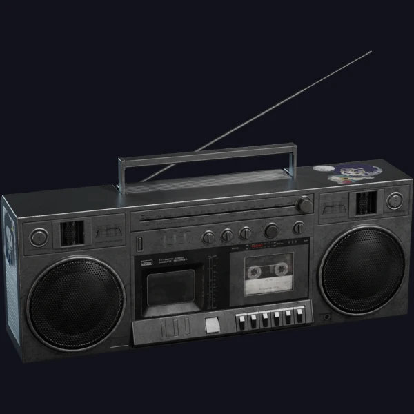 Boombox - 3D Models - 3D model - from Poly Haven