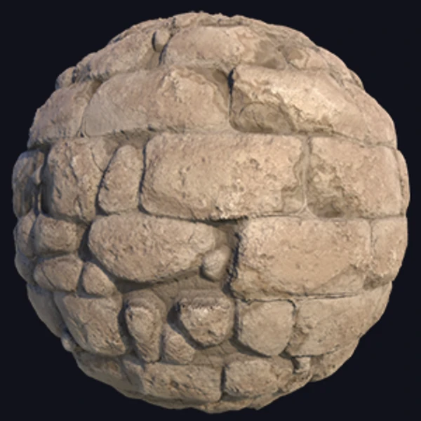 Brick Wall of Medieval Forts (Bricks 0019)