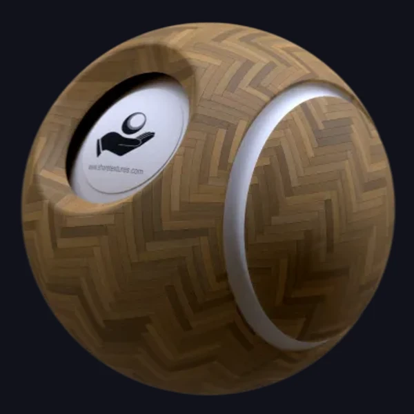 Wood Parquet 64 - PBR texture - from Share Textures
