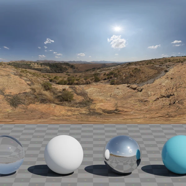 Fouriesburg Mountain Midday - HDRI map - from Poly Haven