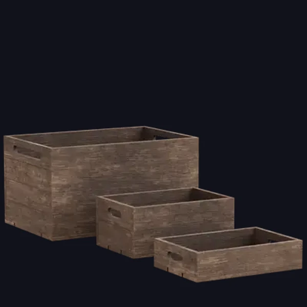 Wooden Crates 5 - 3D Models - 3D model - from Share Textures
