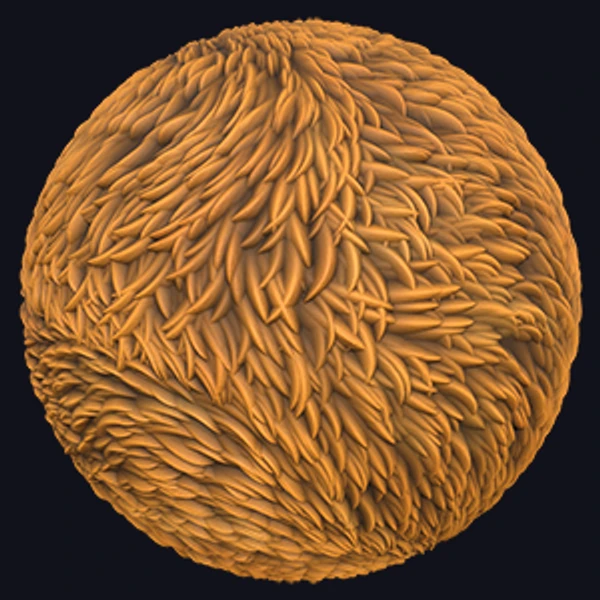 Stylized Fur and Hair Texture (Fabric 0034)